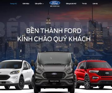 Thiết kế web Hãng xe Ford Bến Thành – Full chức năng